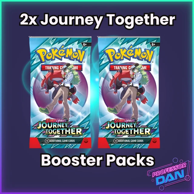 Pokemon TCG: Scarlet & Violet Journey Together Booster Pack (x2) - eBay Live