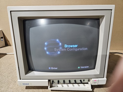 COMMODORE 1084 COMPUTER MONITOR, VINTAGE COMMODORE COMPUTER 1084 CRT ...