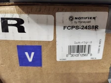 Notifier FCPS-24S8 Power Supply Assembly Red Cabinet, New, Free Shipping 