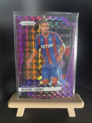 2024-25 Panini Prizm Premier League Maxence Lacroix PURPLE MOSAIC 169/249 #169