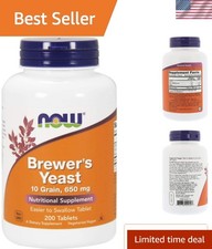 Brewer's Yeast 200 Tabs 650 Mg by Now Foods