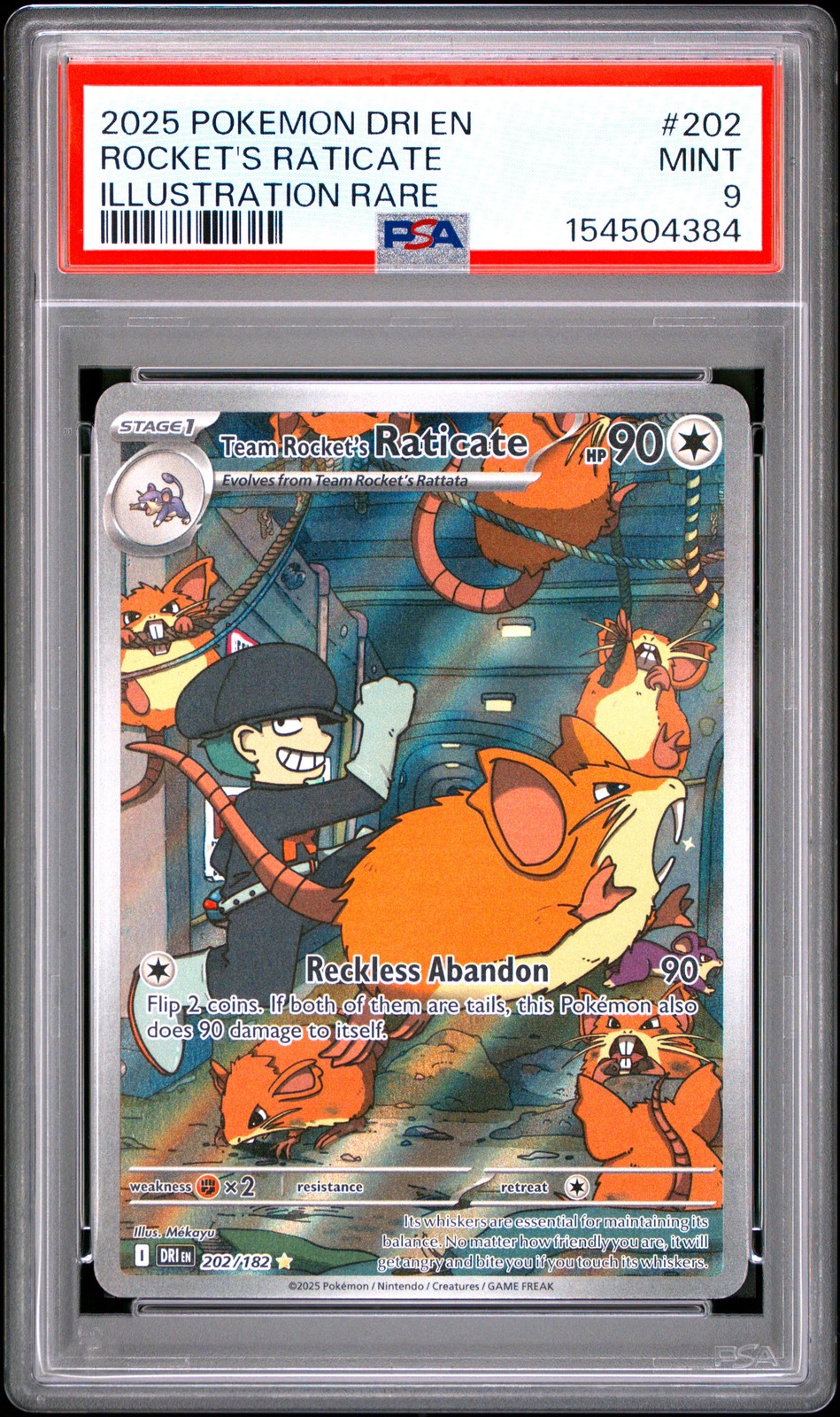 Team Rocket's Raticate #202