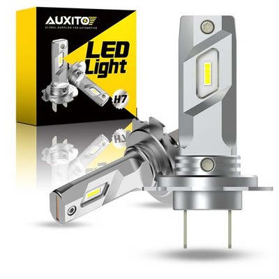AUXITO H7 LED Headlight Bulb Kit High Beam 6500K Cool White Bulbs Bright Lamp 2x