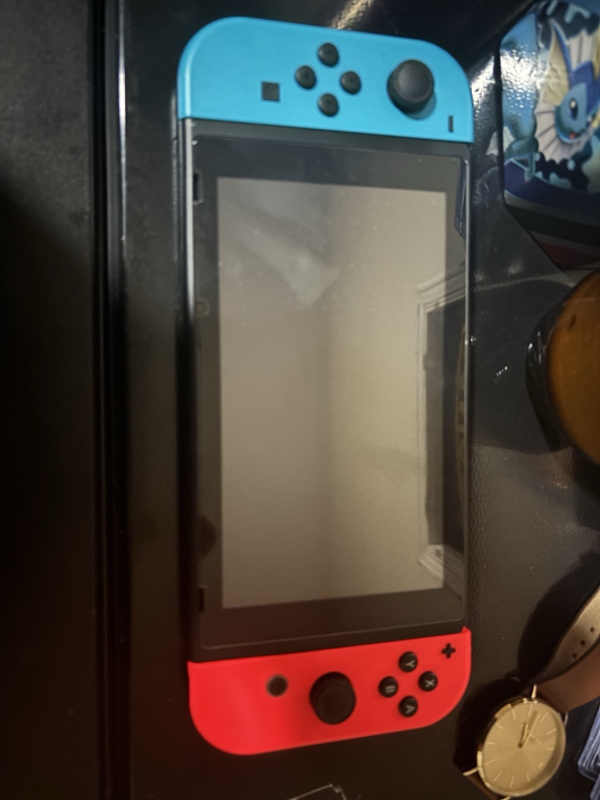 Nintendo Switch Handheld Console - Neon Red/Neon Blue (check Desc)