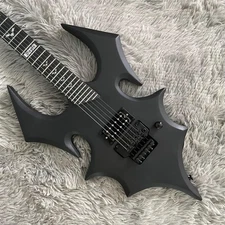 Electric Guitar Matte Black Annihilator Doyle VonBasswood Body Solid Body