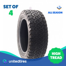 Set Of 4 Used Lt 27555r20 Bfgoodrich All-terrain Ta Ko2 115112s - 9.5-1032 Set Of 4 Used Lt 27555r20 Bfgoodrich All-terrain Ta Ko2 115112s - 9.5-1032