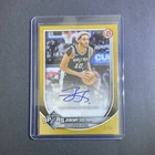 Topps 2022-23 Bowman U Jeremy Sochan Spurs #RVA-JC Auto Gold /50