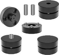 Schallisolierende Lautsprecherfüße Alu Dämpfer für HiFi-Systeme