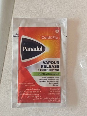 1 PACK Panadol Cold And Flu Lemon, Honey Vapour Release- 10 Sachets