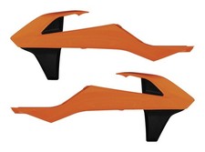 Acerbis Radiator Shrouds 16 Orange/Black #2421085225 KTM