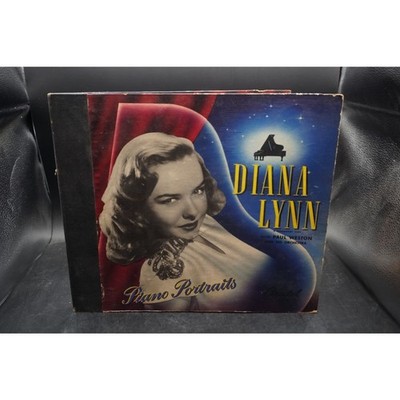 Vintage Record Set Diana Lynn Piano Portraits  Capitol (1 duplicate record)