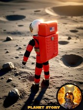 Major Matt Mason Red Extended EVA Backpack Accessory