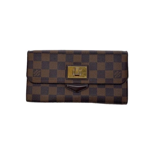 Louis Vuitton Porte Feuille Roseberry Damier Ebene Women's Card Holder From Japa