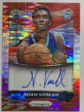 2014-15 Panini Prizm #83 Noah Vonleh Autographs Prizms Red Pulsar #102/149
