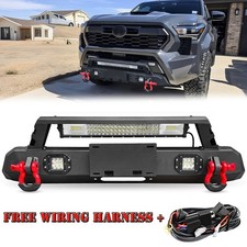 Steel Front Bumper Wwinch Led Lights D-rings Kit For 2016-2022 Toyota Tacoma Steel Front Bumper Wwinch Led Lights D-rings Kit For 2016-2022 Toyota Tacoma
