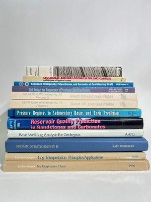AAPG Schlumberger Petroleum Geology Well Log Reference Library 12 Books