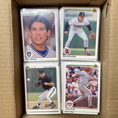 Huge Vintage 500+ MLB Baseball Card Lot 80s 90s Box 2