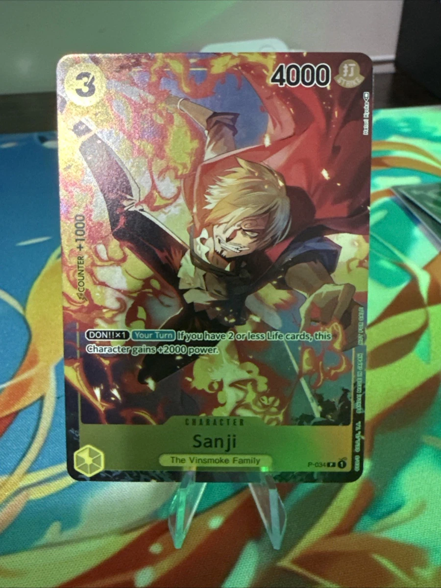 Sanji P-034 One Piece Promotion Cards for sale | eBay