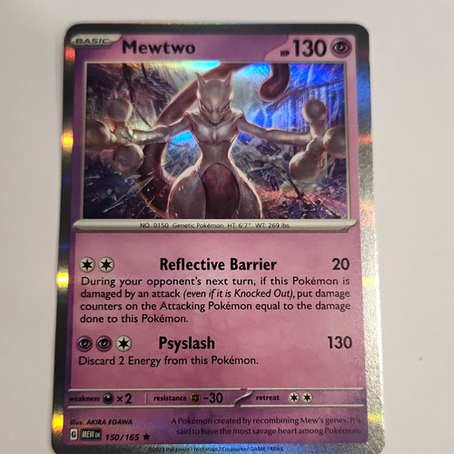 Mewtwo Scarlet And Violet (Holo) 151 (150/165