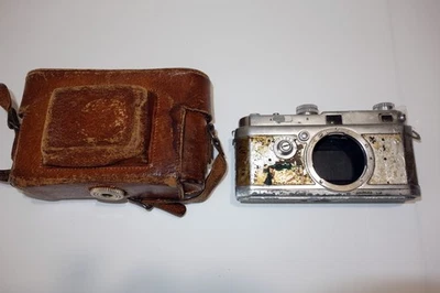 Appareil photo argentique télémétrique ancien FOCA U Universel (for parts only - Photo 1/4