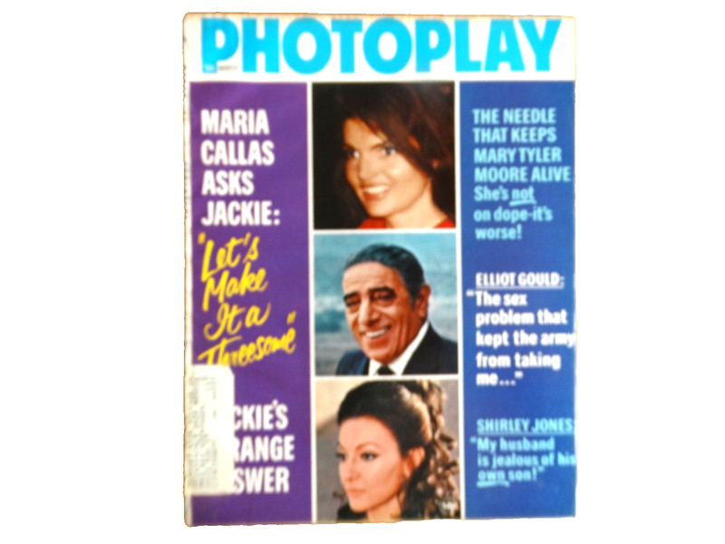 PHOTOPLAY – March 1971 – Jackie Kennedy Onassis/Maria Callas 