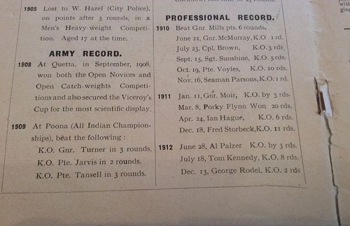 ** Rare ** The Life & Fights of Bombardier Billy Wells Circa 1912 - Picture 6 of 7