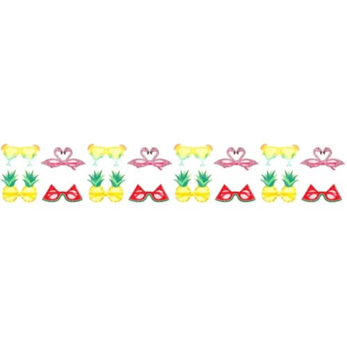  16 Pcs Strandsonnenbrille Flamingo-Brille Hawaii Partybedarf Set Kokosnussbaum - Bild 1 von 12