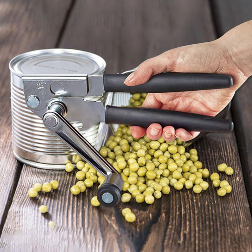 Crank Can Openers Manual,Heavy Duty Commercial Can Opener with Rubber-Coated Lon - Picture 5 of 12