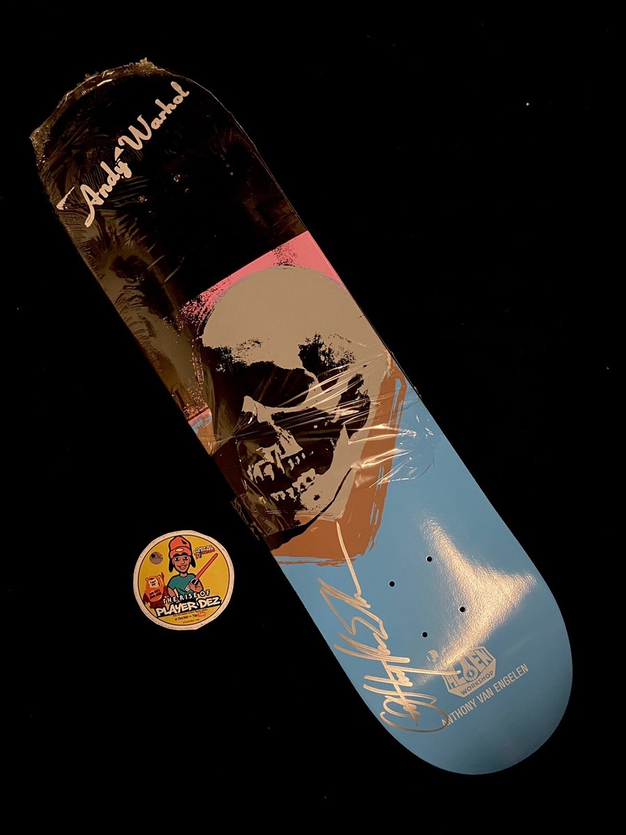 RARE SIGNED Andy Warhol Alien Workshop Anthony Van Engelen AVE