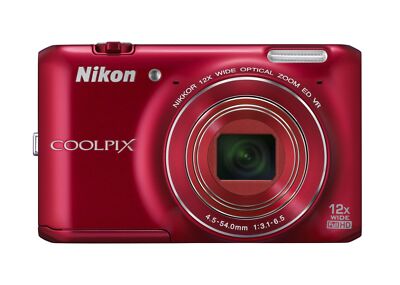 Nikon COOLPIX S6400 レッド Nikon COOLPIX S6400 Red 16.0MP12x Zoom Compact Digital