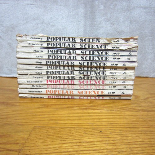 Vintage 1949 Popular Mechanics Magazines Complete Set of 12 Issues Jan thru Dec - Picture 2 of 17