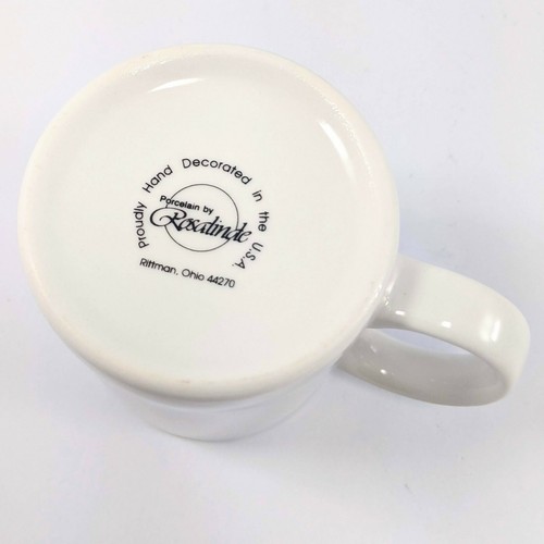 1986 Cindy Farmer Cats Kittens Portrait Coffee Mug Porcelain Rosalinde USA - Picture 4 of 4