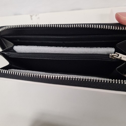 Coach Multi Edgestain Accordian Zip Wallet in Pebbled Leather - #F12585 RRP $183 - Picture 7 of 8