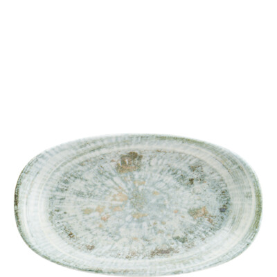 Bonna Odette Olive Grün Moove Speiseteller Servierplatten oval 2er Set  34x19cm