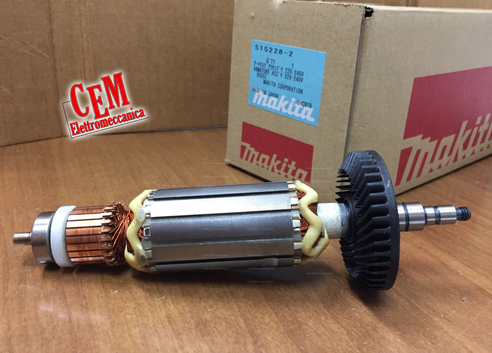 Indotto Makita 515228-2 per 9565 C Originale - Disponibile Subito