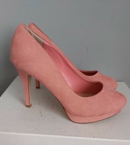 new look pink suede shoes