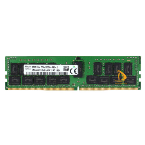 SK Hynix 32GB 2RX4 PC4-2933Y DDR4-23466Mhz Server Memory RAM HMA84GR7CJR4N-WM* - Picture 2 of 3