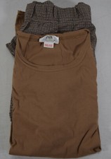 Zara Mens Pajama Collection Herringbone Brown M New