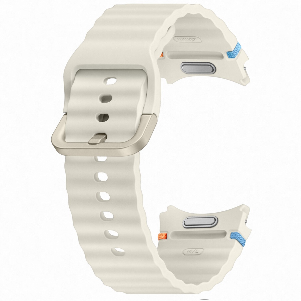 Samsung Galaxy Watch 7 Sport Band (M/L), Cream Color  display picture 3