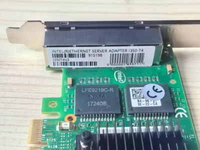 Intel I350-T4V2 OEM i350-T4 PCIe x4 Ethernet Adapter NIC Network Quad Ports Card