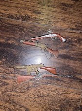 Vintage MARX MARES LAIG Official Wanted Dead or Alive Toy Rifle Gun  3 Gun