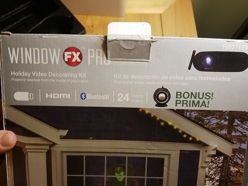 Window FX PRO Halloween Video Proyector Navidad Decoración Kit Diente Azul - Imagen 9 de 14