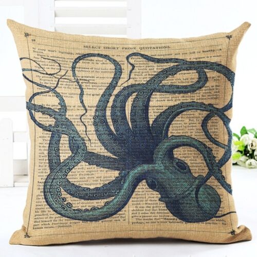 Lovely Cute Butterflies Cotton Linen Pillow Case Sofa Cushion Cover Home Decor - Picture 12 of 22