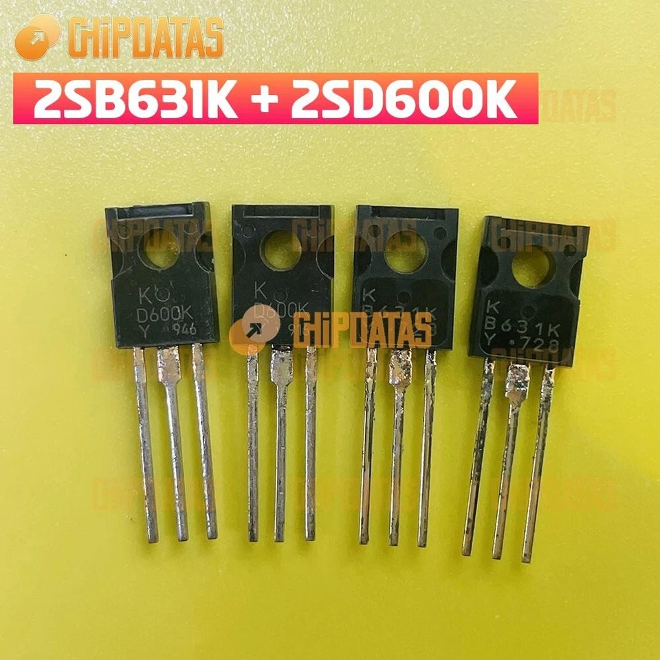 CHIP DATAS 10pairs 2SB631K/2SD600K B631K/D600K Integrated Circuit Chip IC