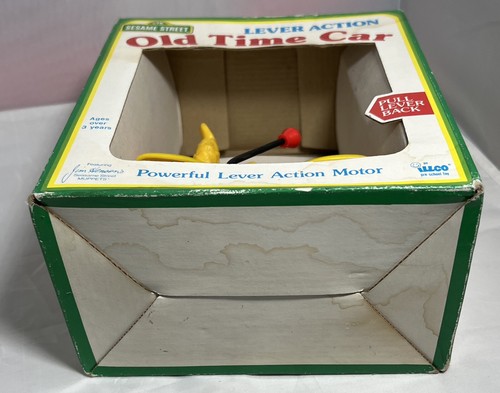 Sesame Street Big Bird Lever Action Old Time Car - New & Box Worn - 045782088198 - Picture 5 of 11
