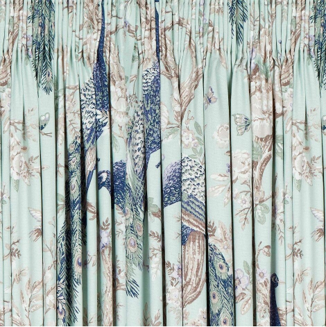 88 W X 72l Laura Ashley Awning Stripe Duck Egg Curtains 223 X