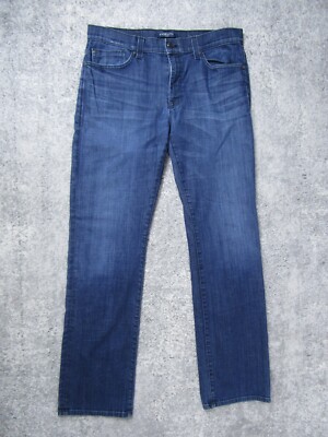 Fidelity Jeans Mens 36 Straight Blue Denim Pants Dark Wash Bottoms Casual