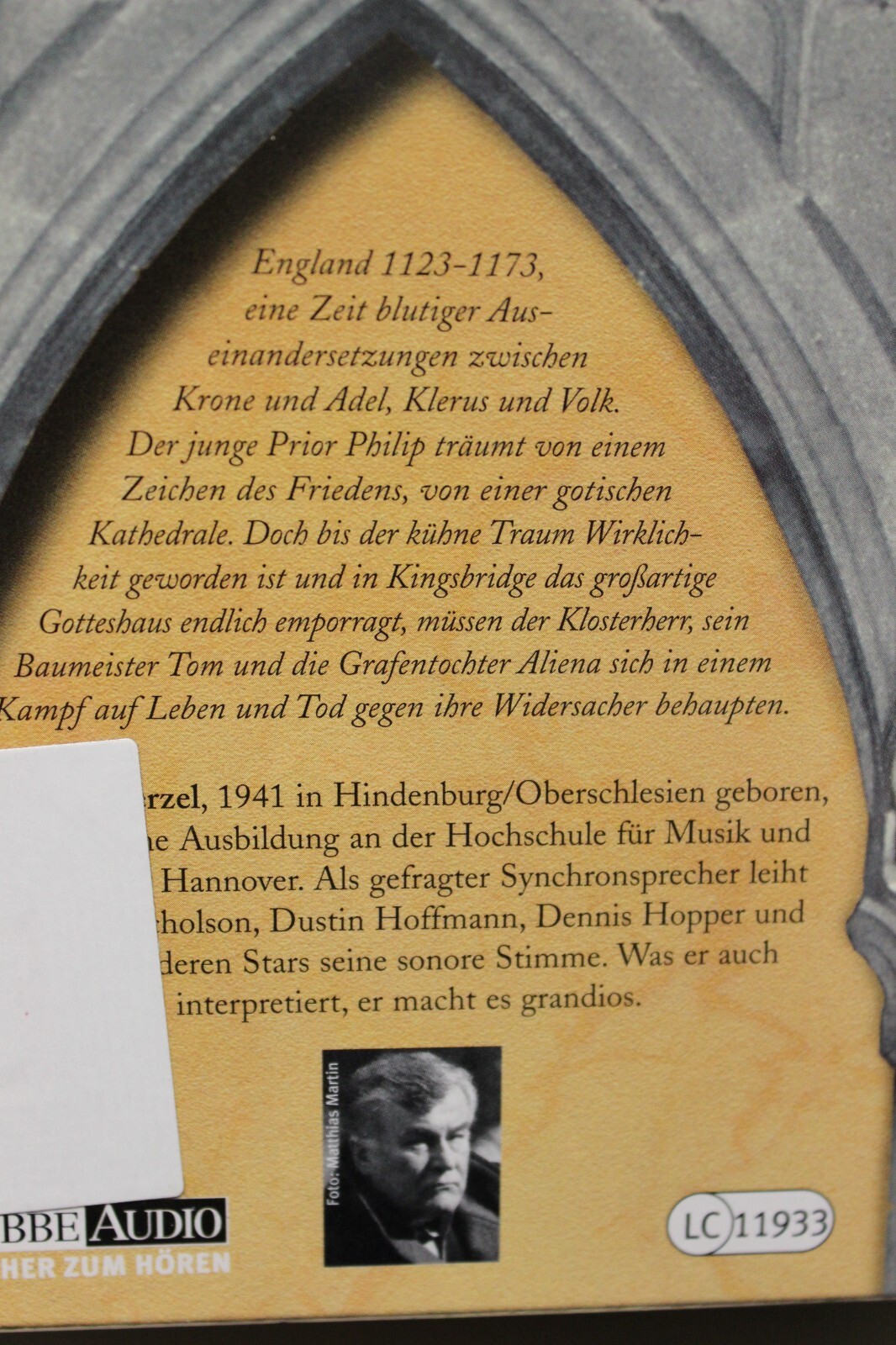 Thumbnail - Ken Follett: Die Säulen Der Erde, Hörbuch, 12 Cds, 825 Min., Neu & Ovp