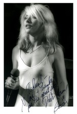 DEBBIE HARRY Signed Photograph - Pop / Rock Singer / Vocalist 6"x4" reprint