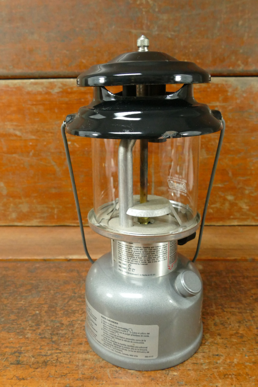 Coleman Dual Fuel Lantern Model 282285 700T Silver Black November
